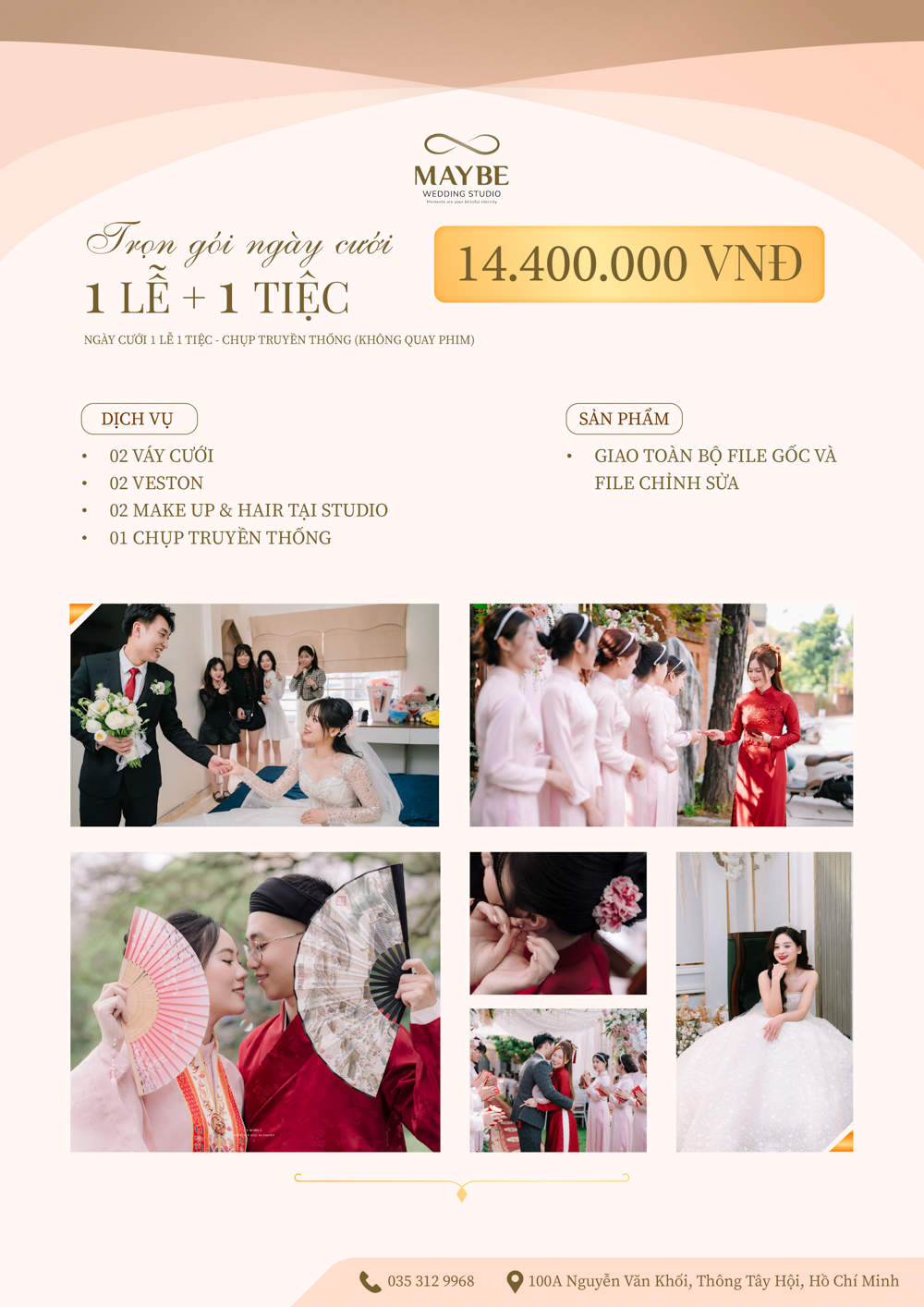 1 Lễ + 1 Tiệc