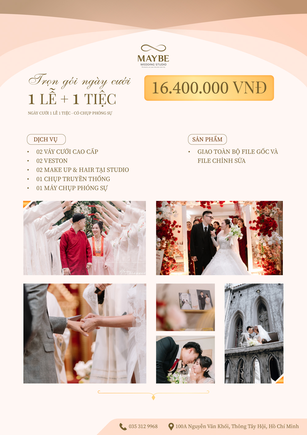1 Lễ + 1 Tiệc
